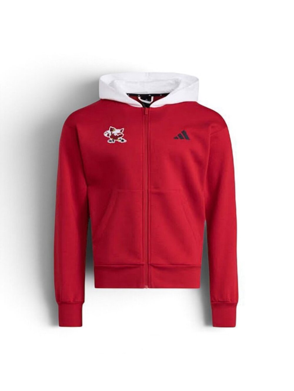 Adidas Louisville Cardinals Team Issued Sideline Full-Zip Hoodie JN0377